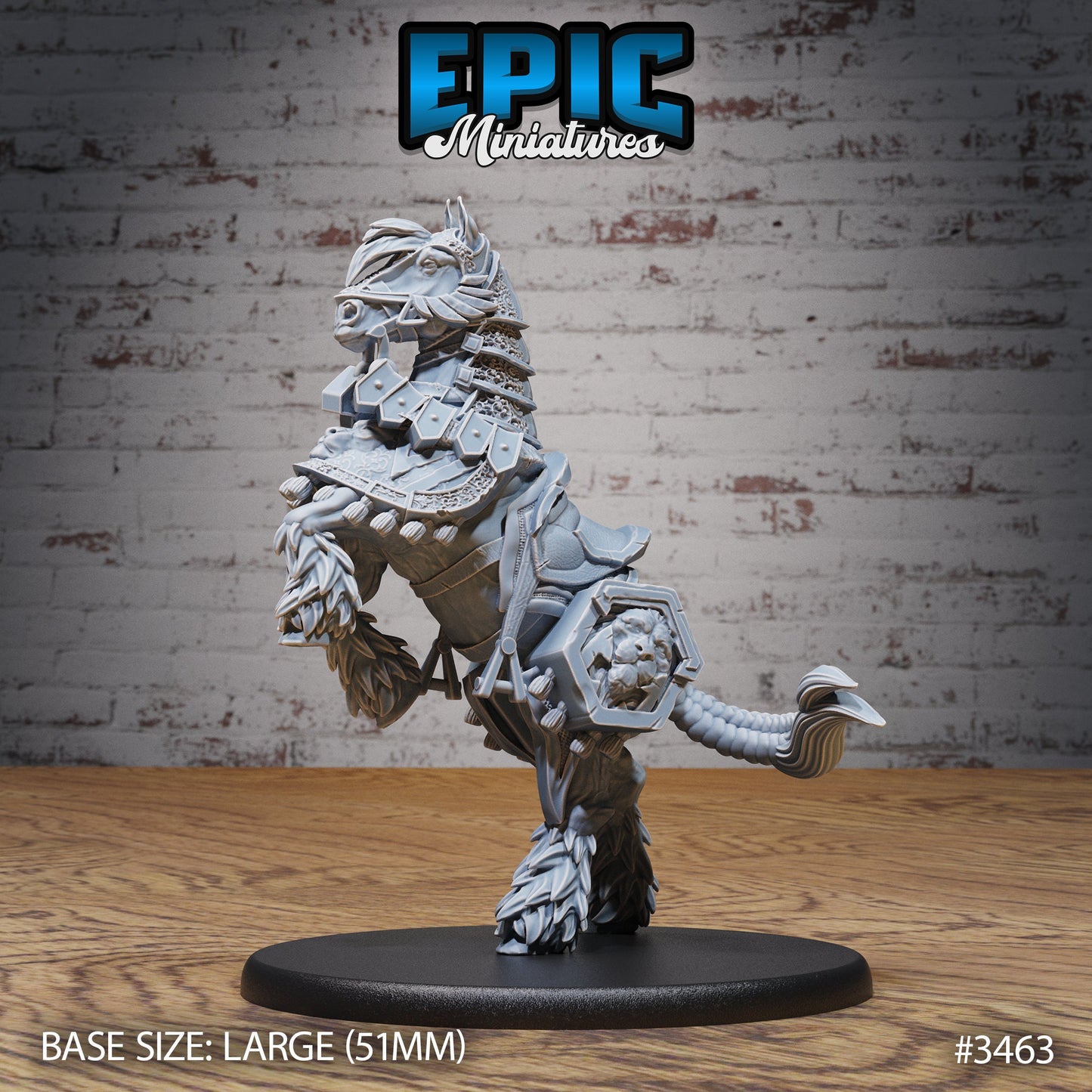 Legendary Horse Mount (3 Variants Available) - Epic Miniatures