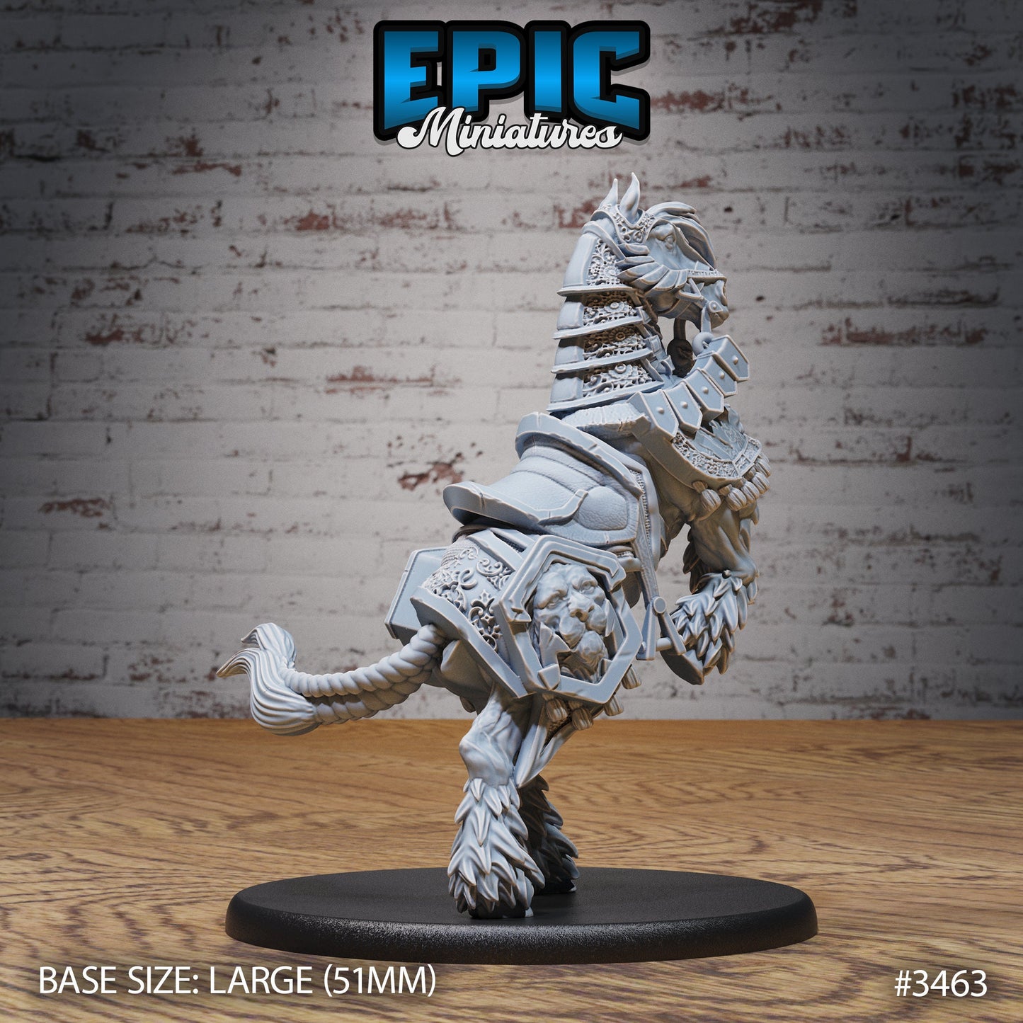 Legendary Horse Mount (3 Variants Available) - Epic Miniatures