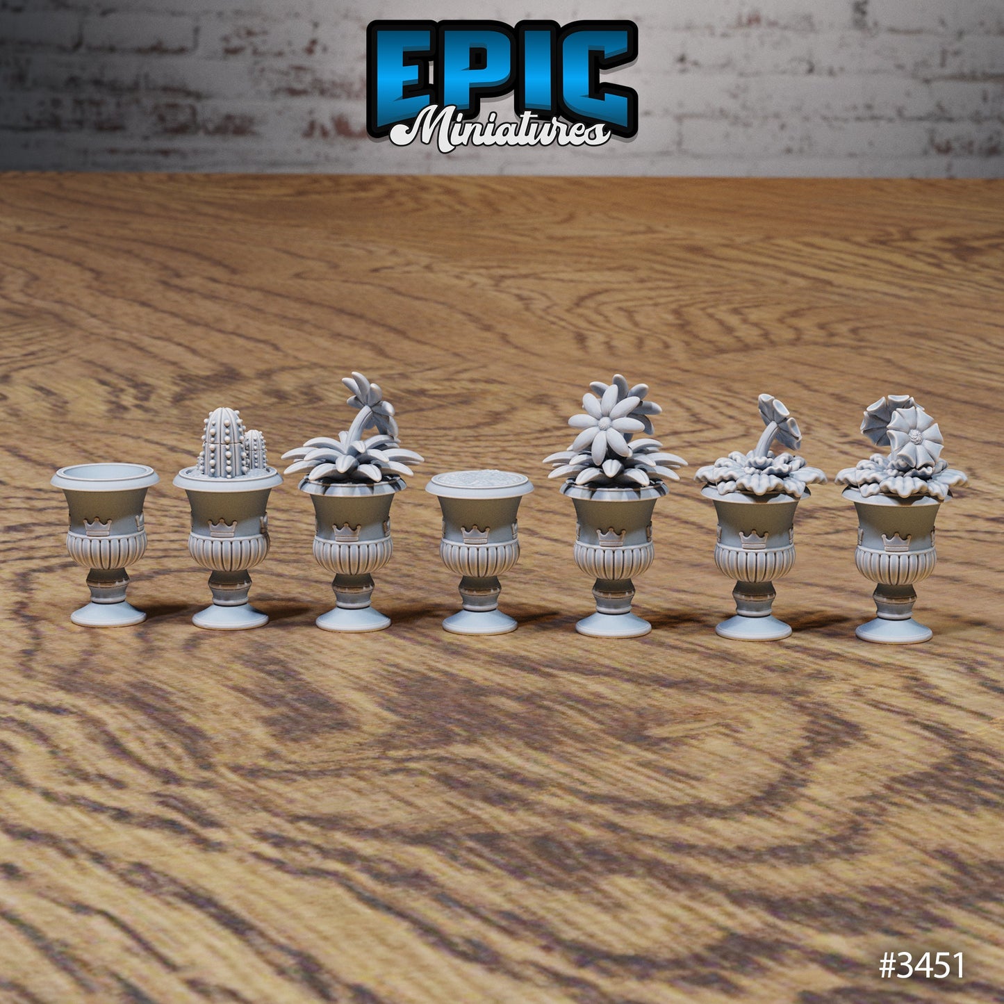 Chivalry Garden Terrain, Scatter Set 3 (OpenLock) - Epic Miniatures