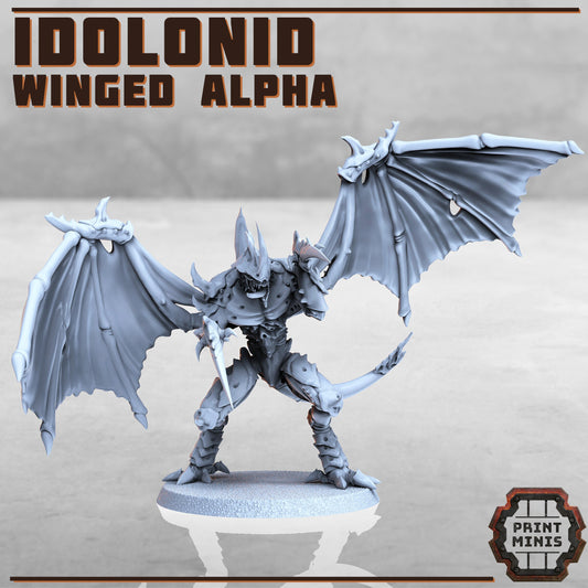 Idolonid, Winged Alpha - Print Minis