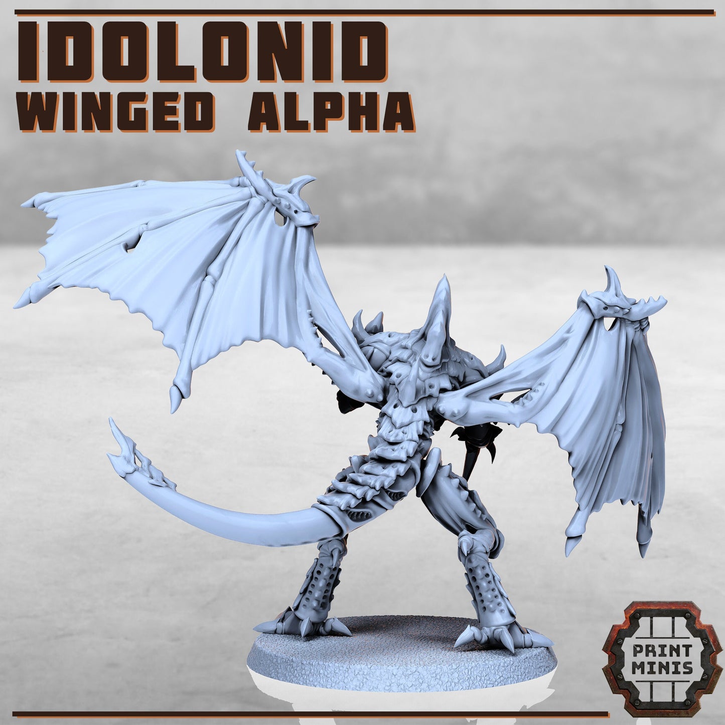 Idolonid, Winged Alpha - Print Minis