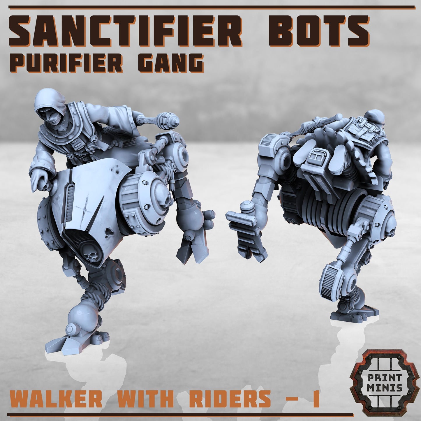 Sanctifier Bot Riders (6 Variants Available) - Print Minis