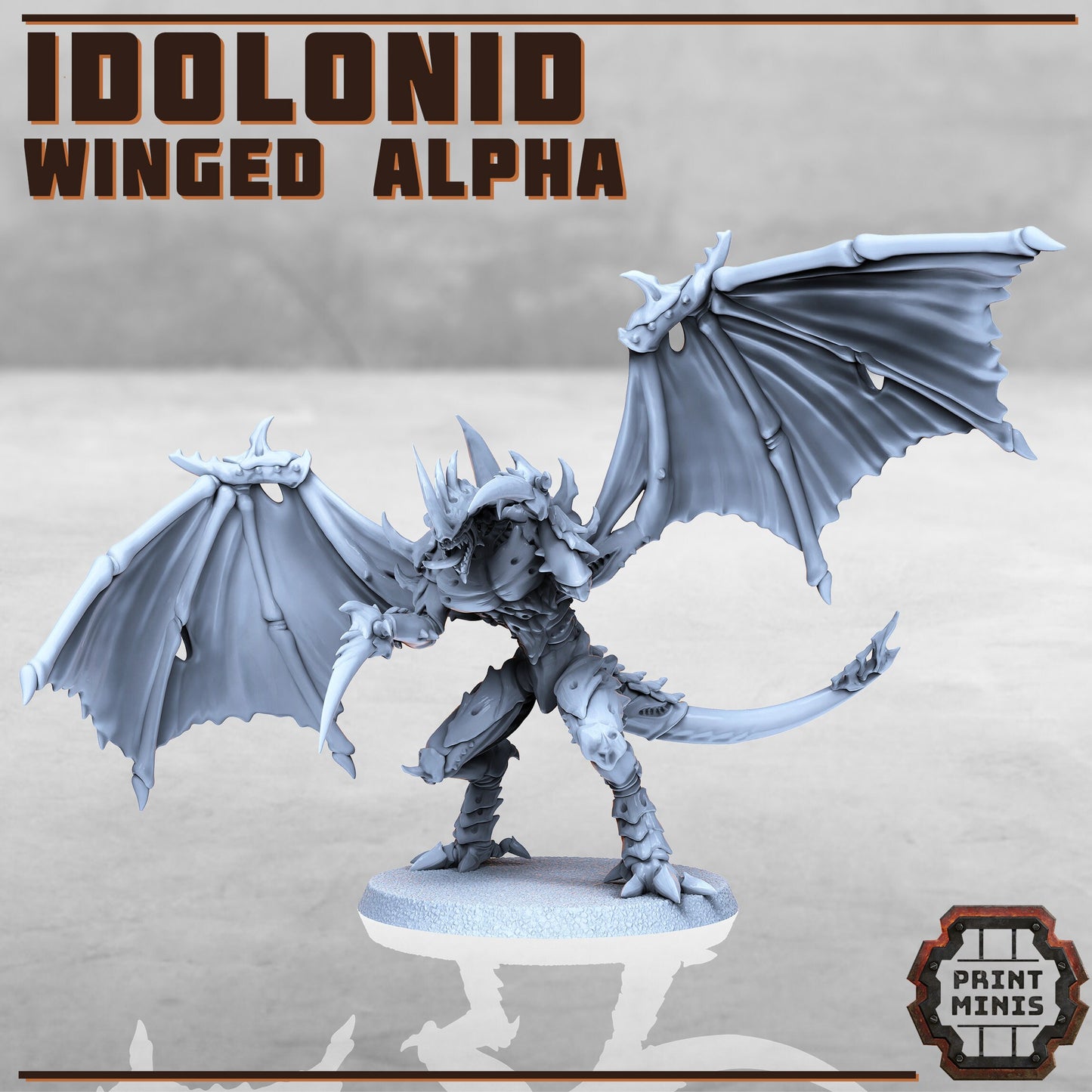 Idolonid, Winged Alpha - Print Minis