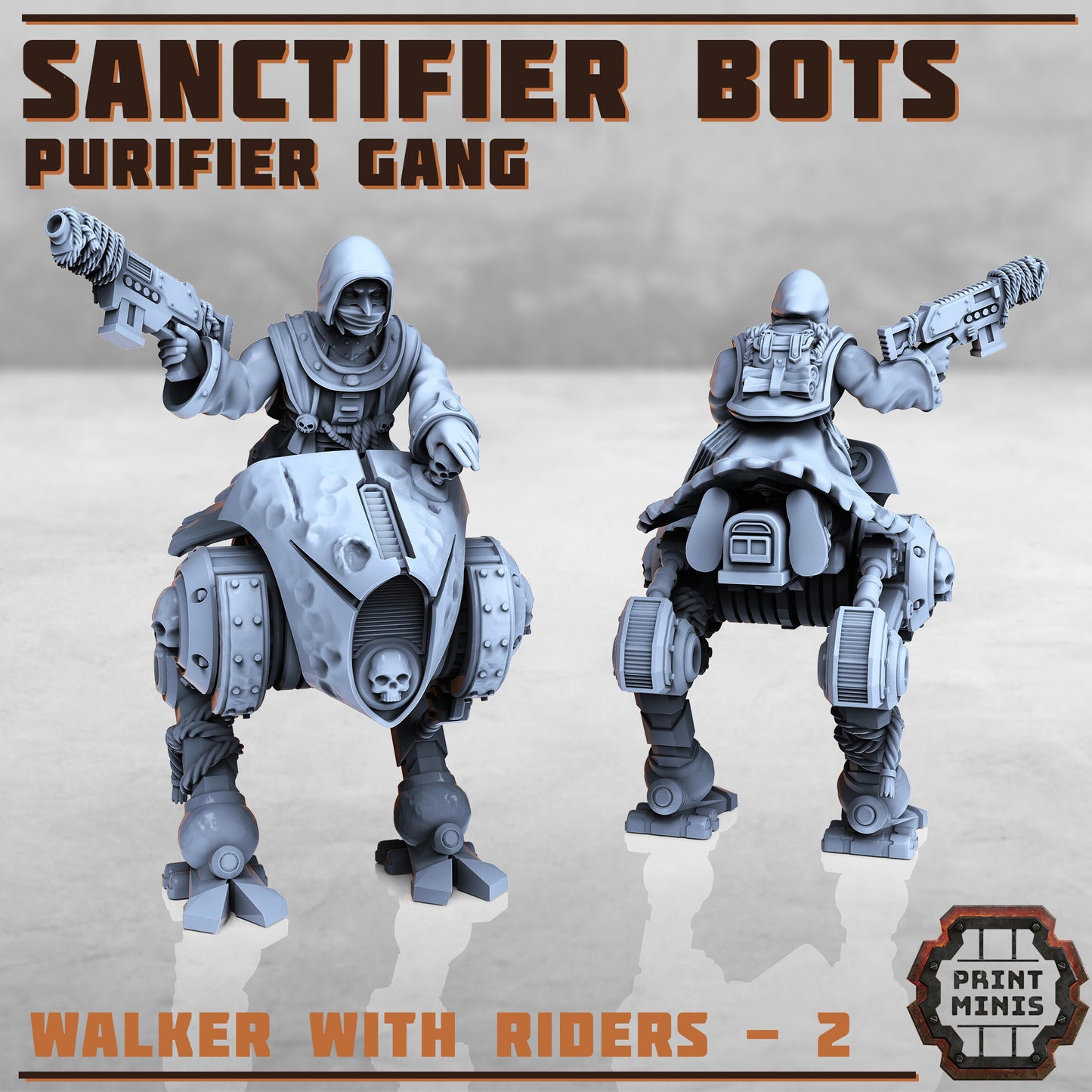 Sanctifier Bot Riders (6 Variants Available) - Print Minis