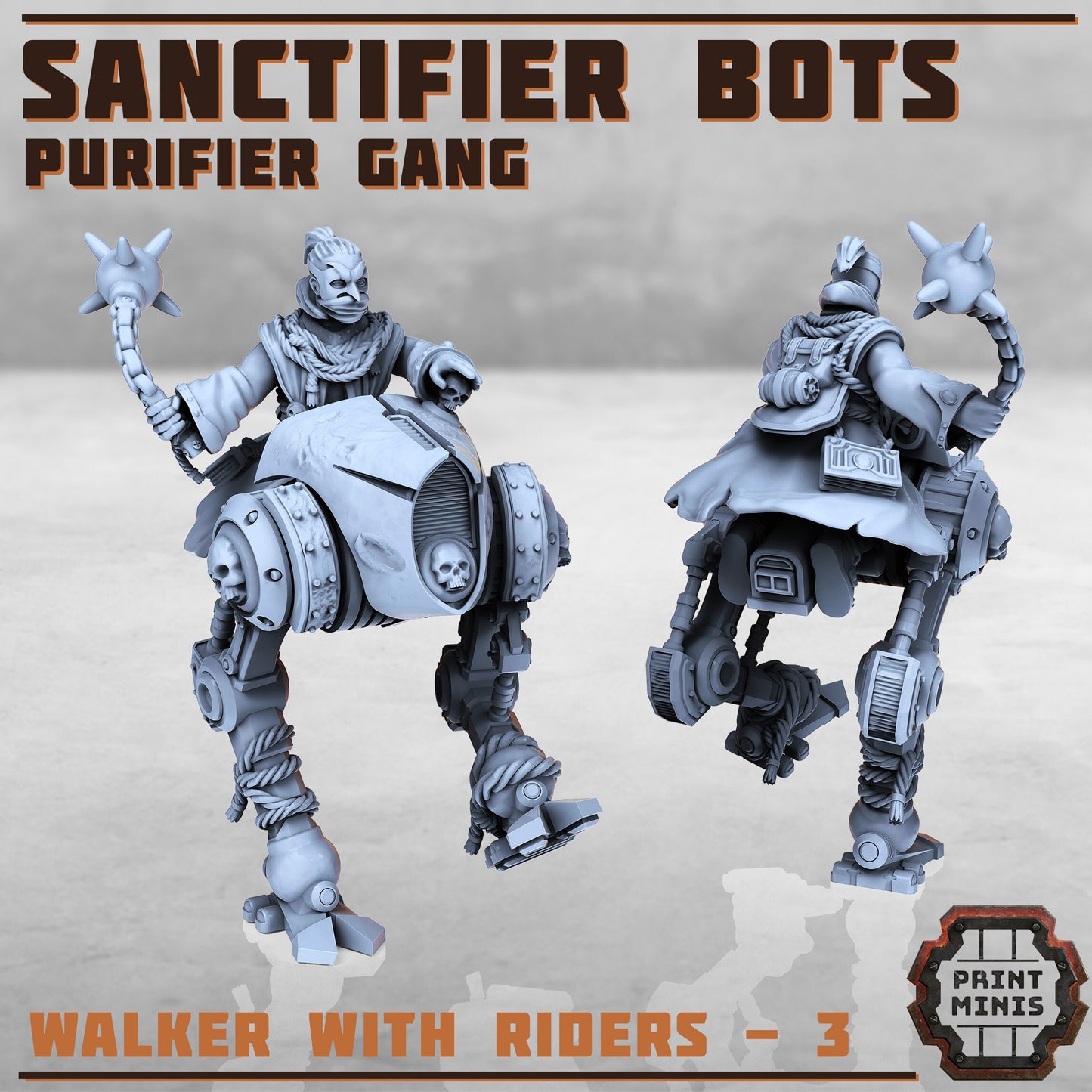 Sanctifier Bot Riders (6 Variants Available) - Print Minis