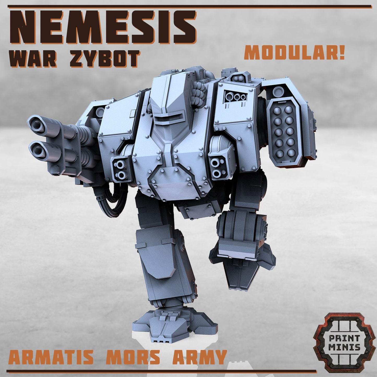 Nemesis - War Zybot (5 Variants Available) - Print Minis