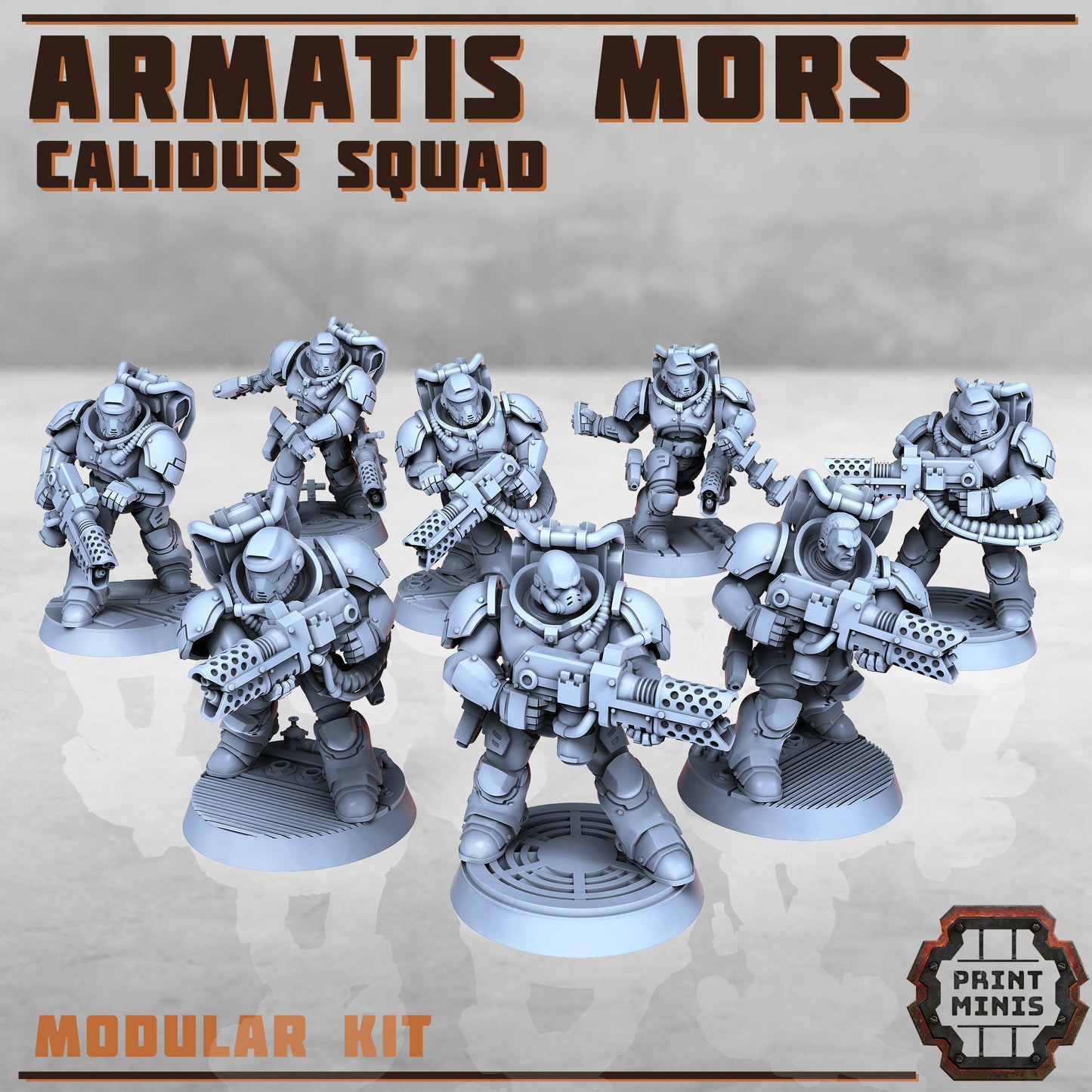 Armatis Mors Warriors (8 Variants Available) - Print Minis