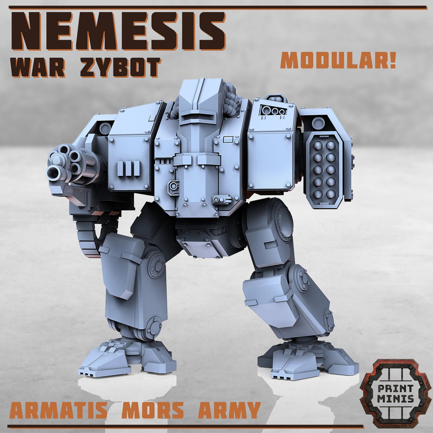 Nemesis - War Zybot (5 Variants Available) - Print Minis