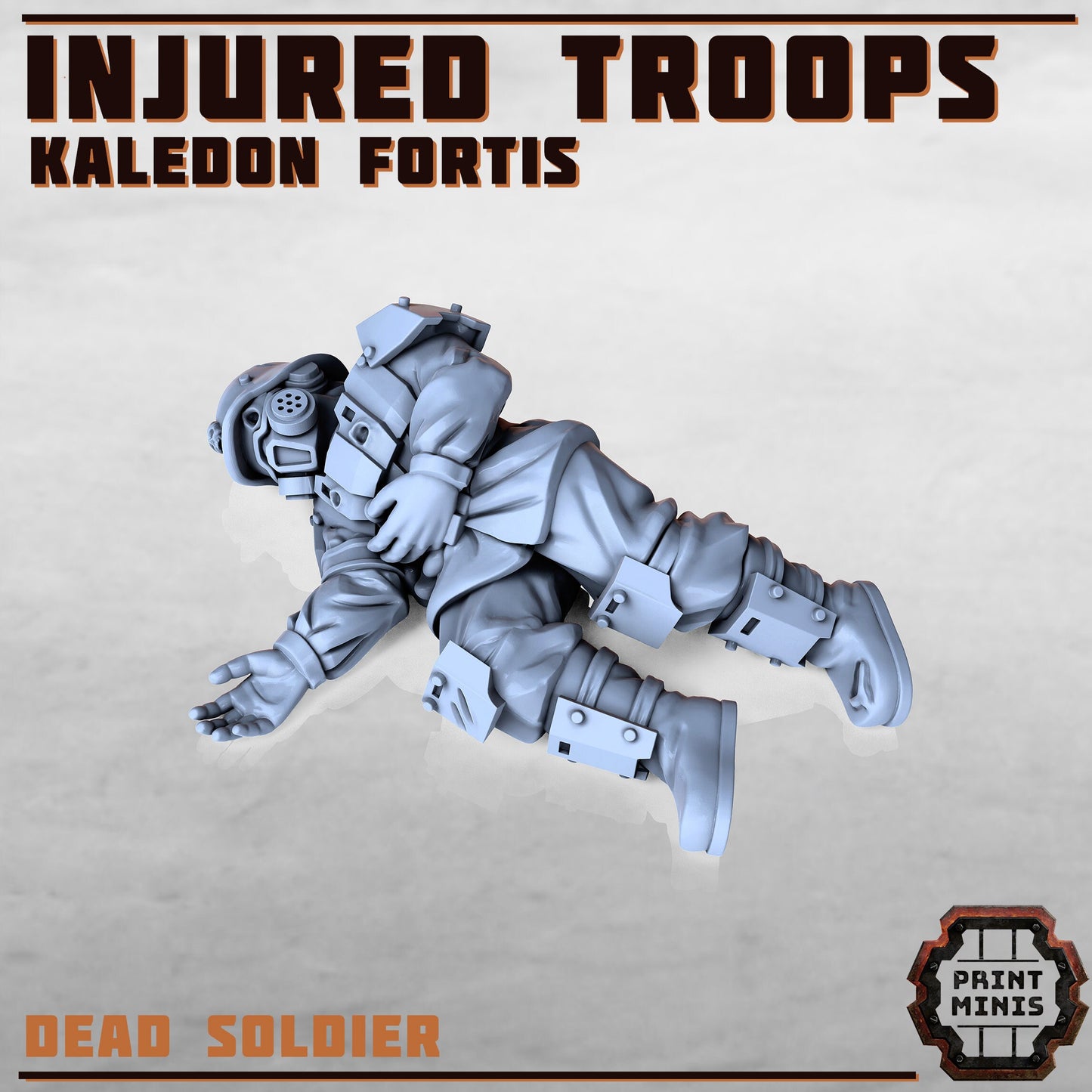 Kaledon Fortis - Injured Soldiers (6 Variants Available) - Print Minis