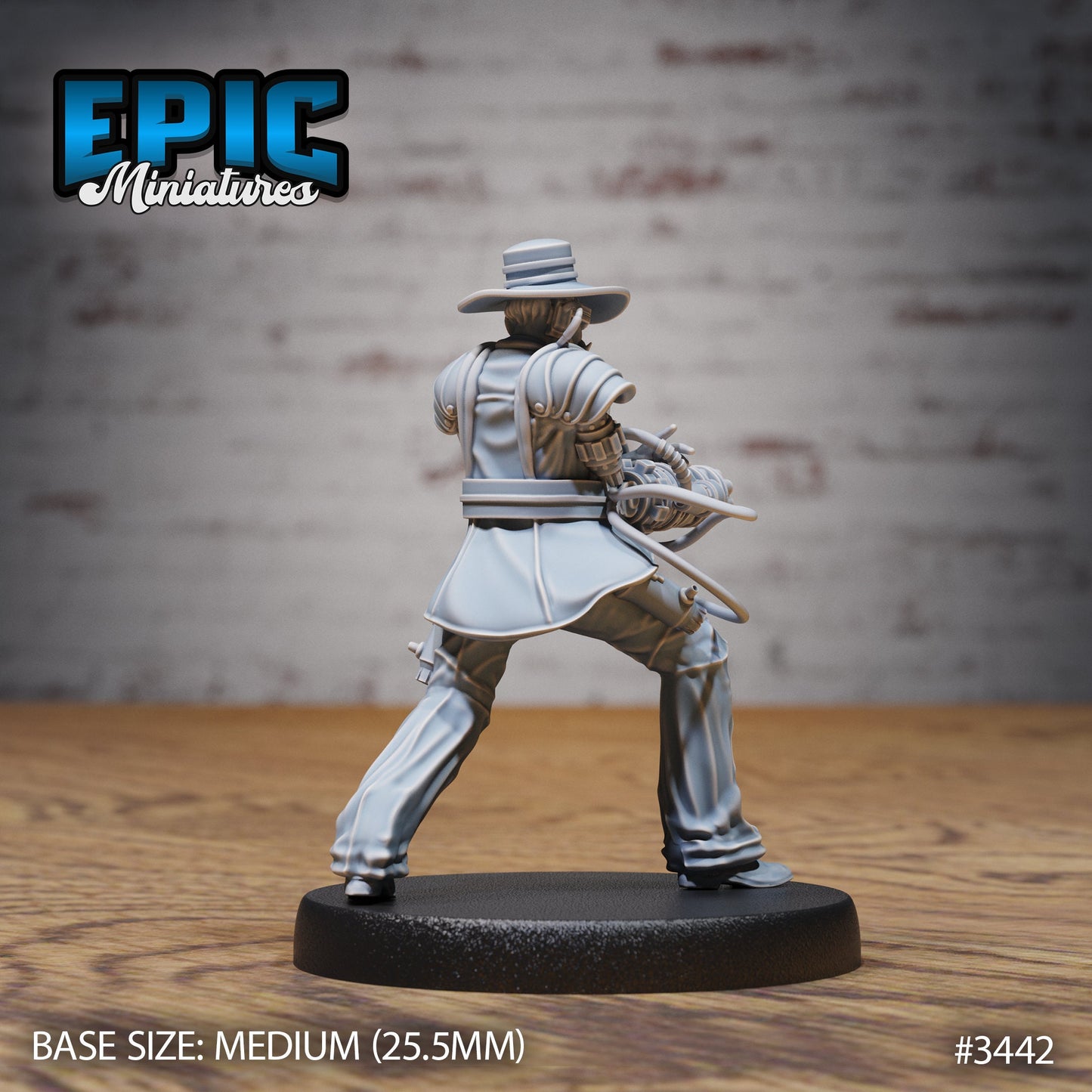 Gatling Artificer Sheriff (3 Variants Available) - Epic Miniatures