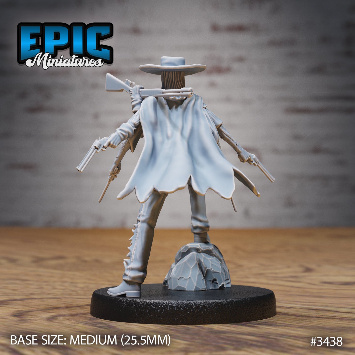 Undead Gunslinger (3 Variants Available) - Epic Miniatures