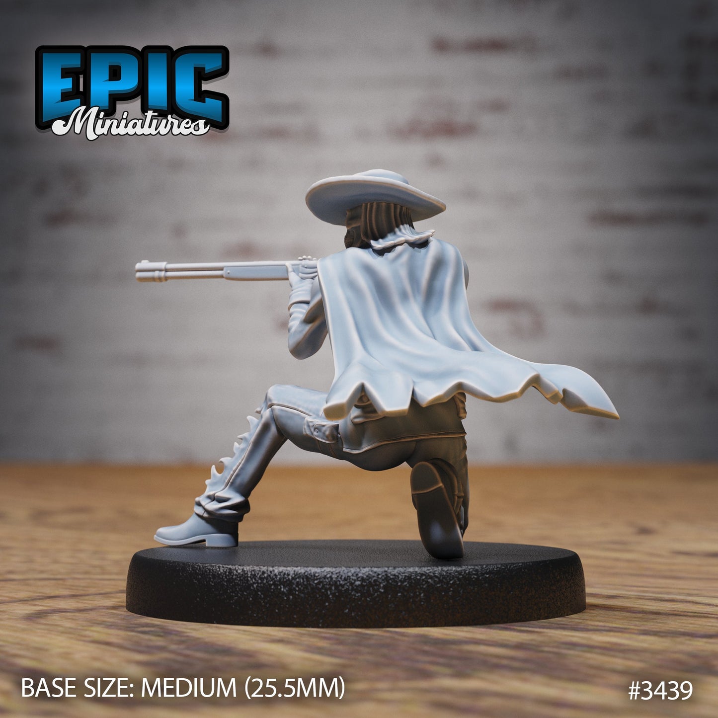 Undead Gunslinger (3 Variants Available) - Epic Miniatures