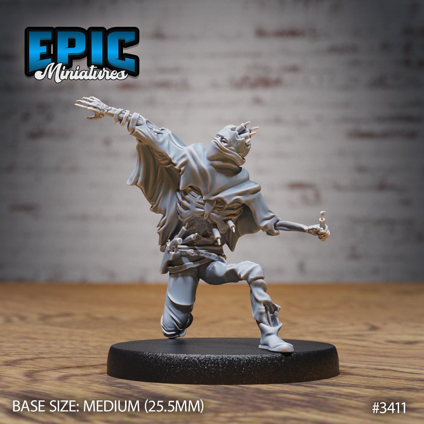 Undead Dynamite Bandit (3 Variants Available) - Epic Miniatures