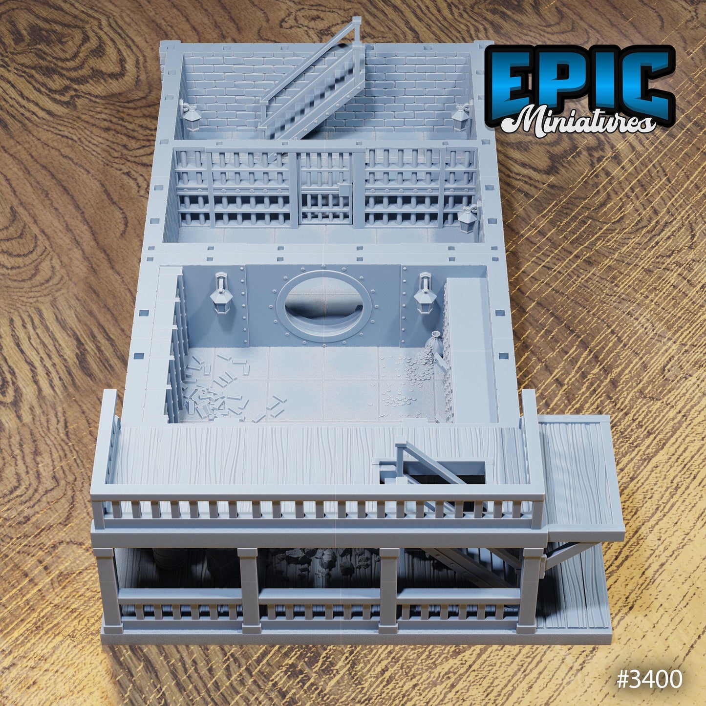 Wild West Bank, Playable Terrain Piece - Epic Miniatures