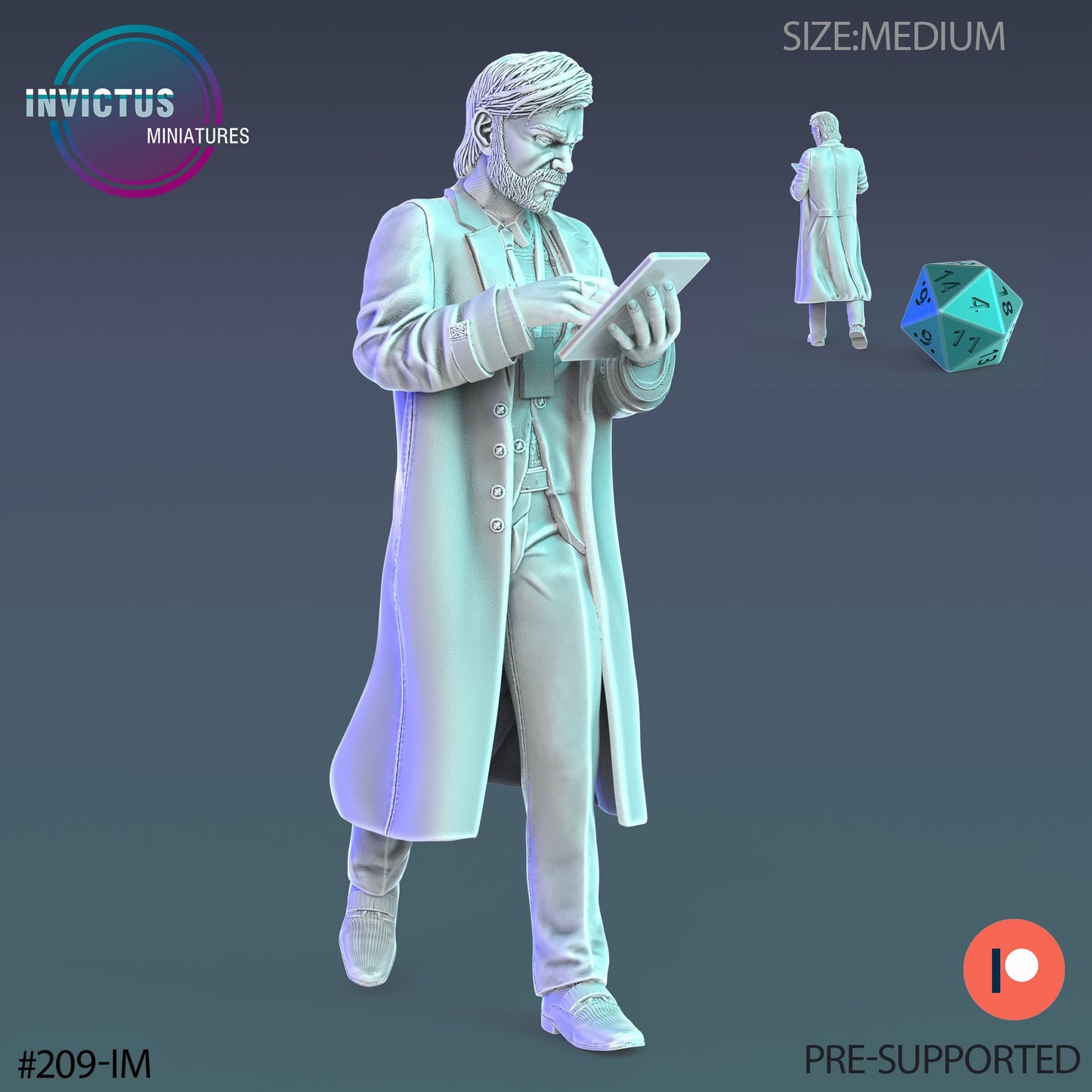 Scientist (2 Variants Available) - Invictus Miniatures