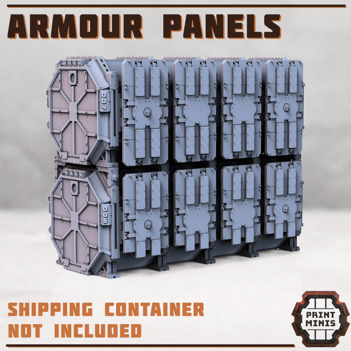 Container Armory Kit - Scenery Kit - Print Minis