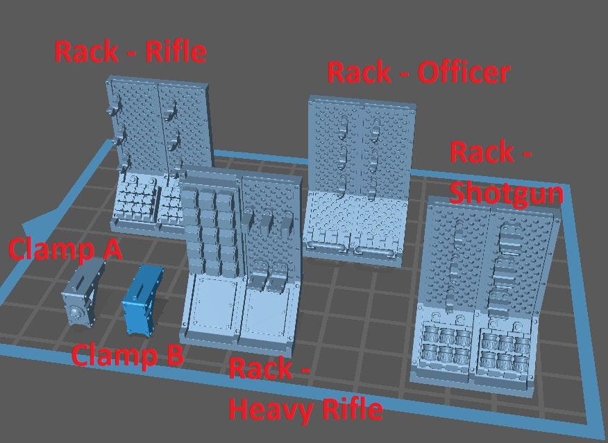 Container Armory Kit - Scenery Kit - Print Minis