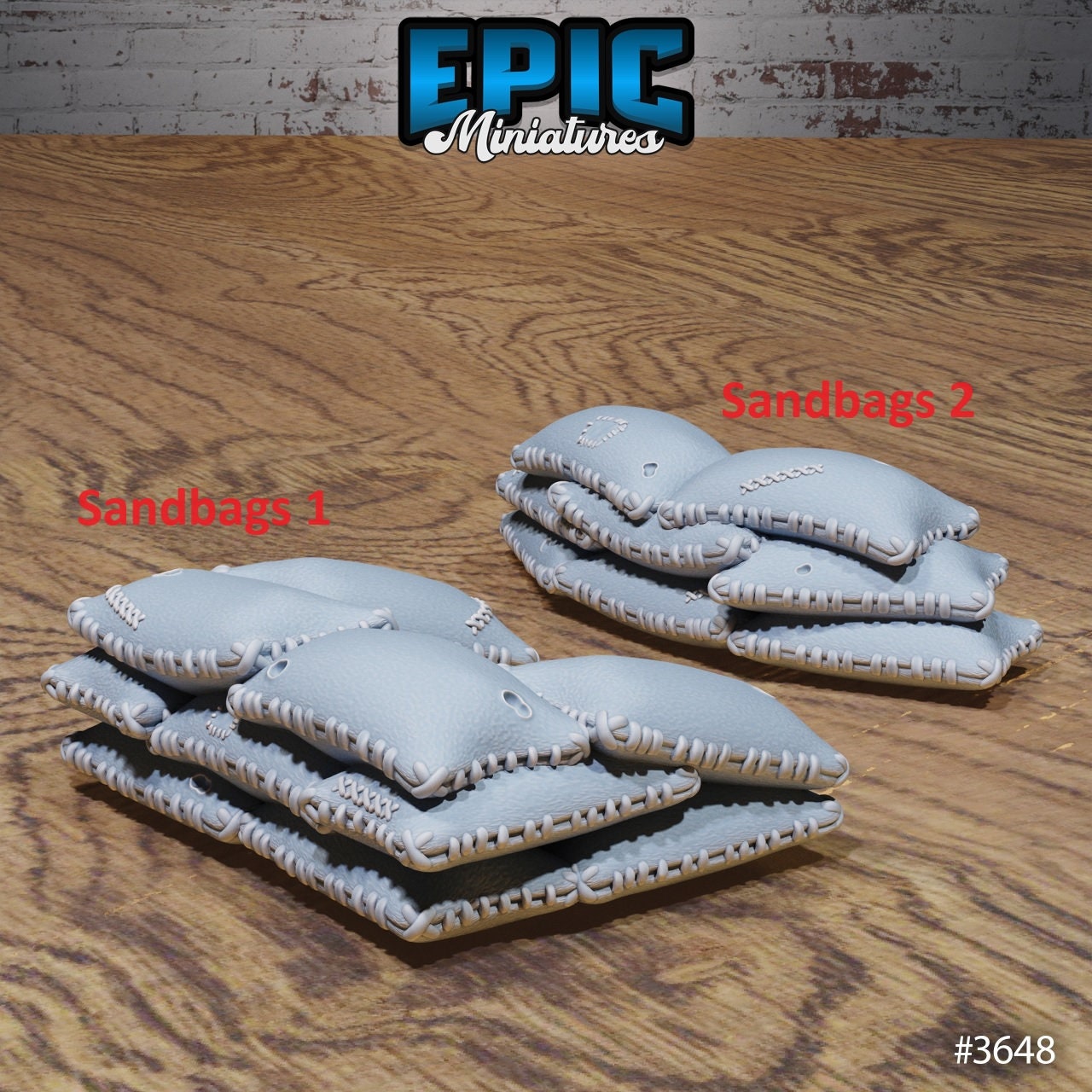 Bandit Camp Scatter Terrain Set - Epic Miniatures