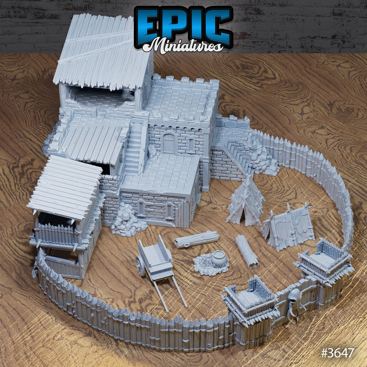 Bandit Stronghold, Terrain Set - Epic Miniatures