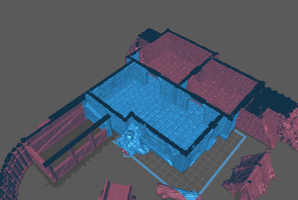 Bandit Stronghold, Terrain Set - Epic Miniatures