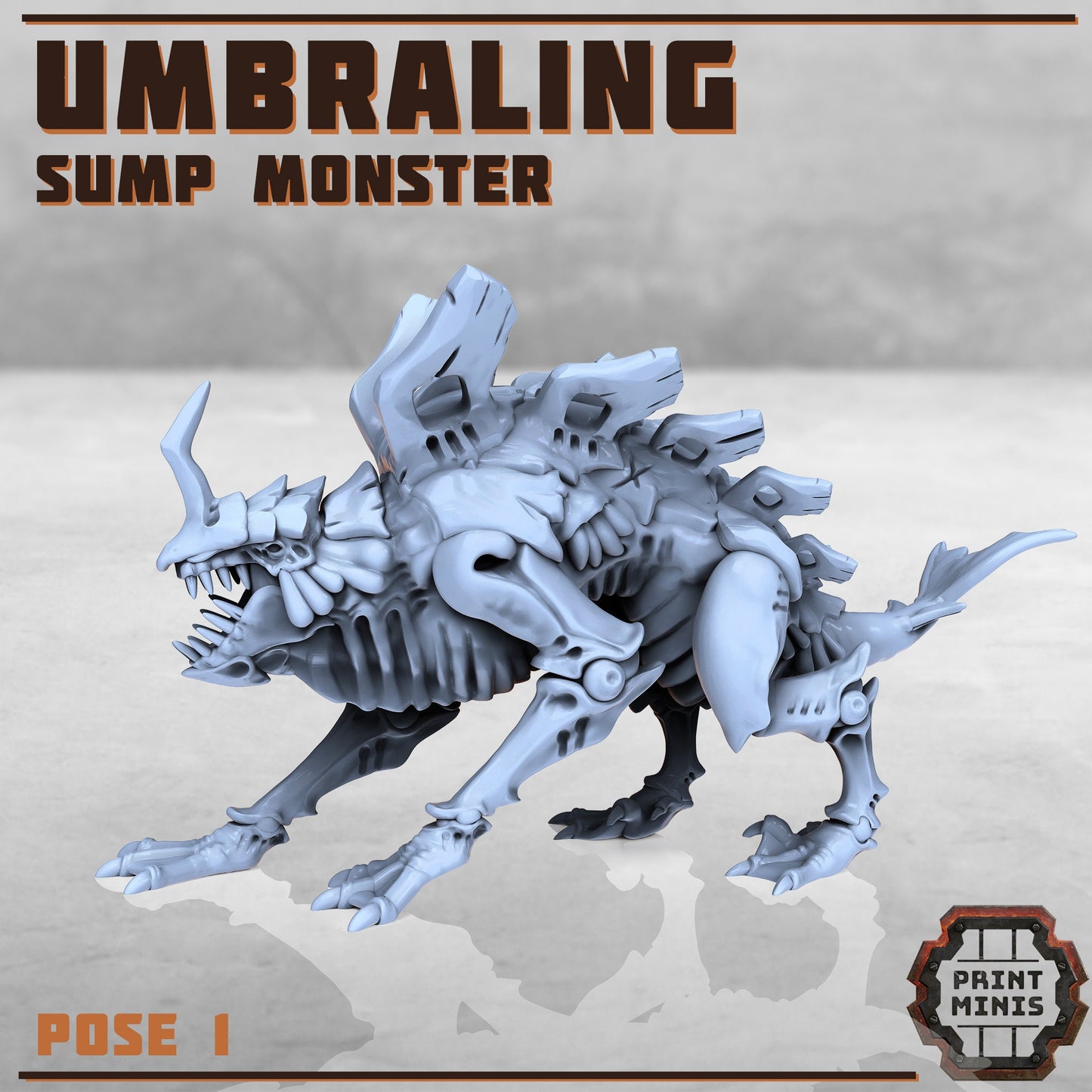 Sump Monster (2 Variants Available) - Print Minis