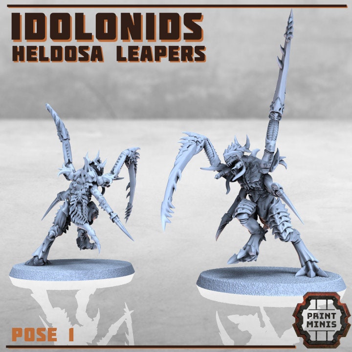 Idolonid, Heldosa Leapers (3 Variants Available) - Print Minis