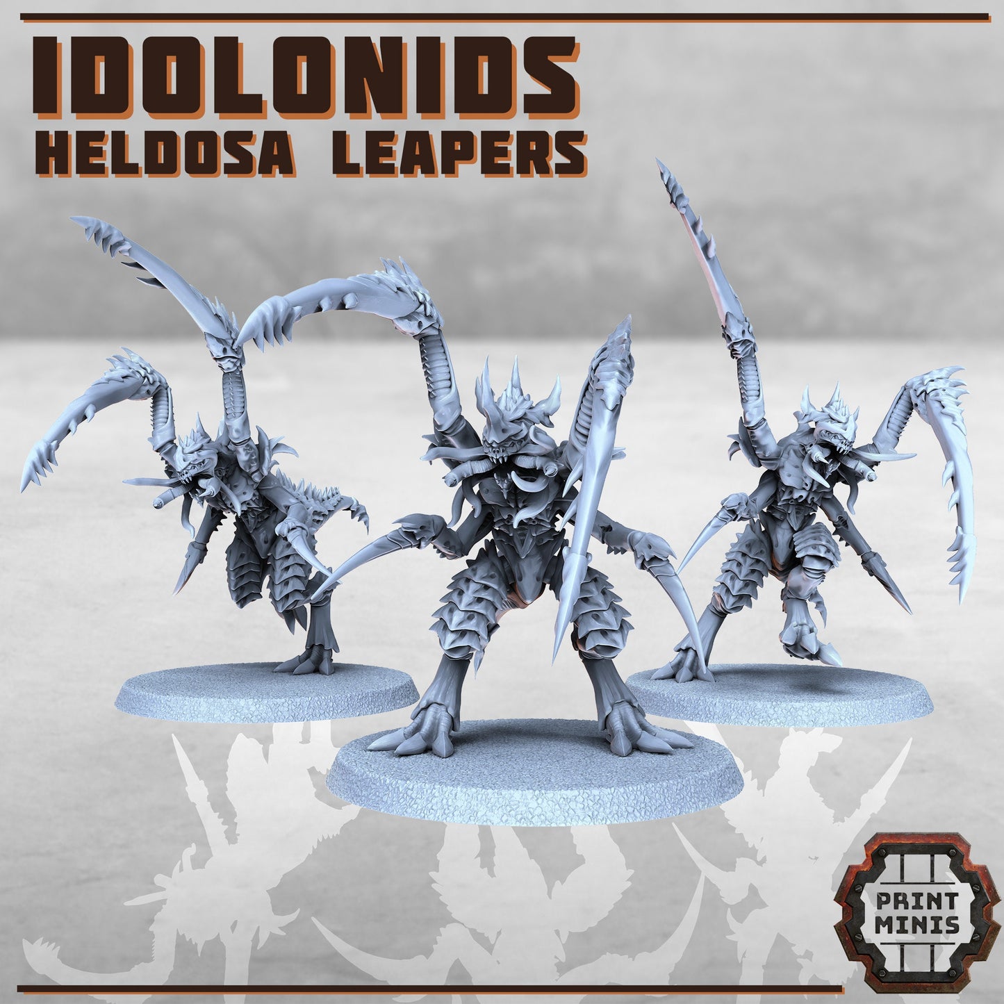 Idolonid, Heldosa Leapers (3 Variants Available) - Print Minis