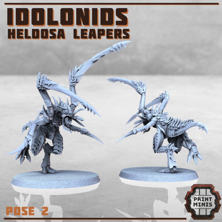 Idolonid, Heldosa Leapers (3 Variants Available) - Print Minis