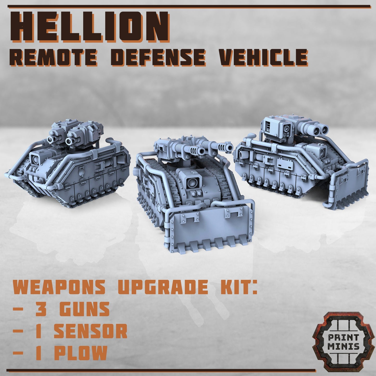 Hellion Vehicle (4 Variants Available) - Print Minis