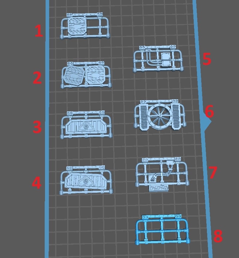 Risor District Railings Expansion - Scenery Kit - Print Minis