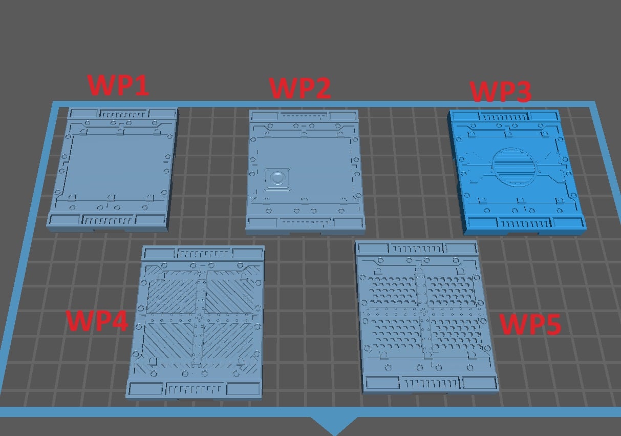 Risor District Terrain Set - Scenery Kit - Print Minis