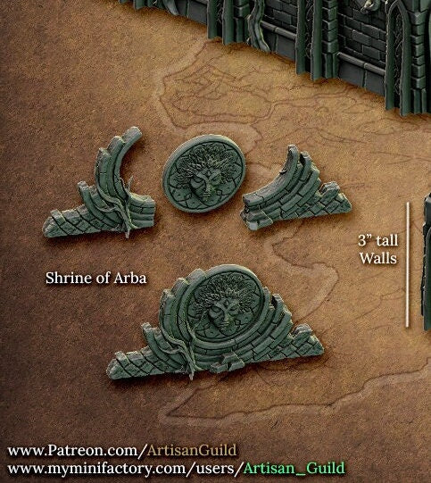 Shrine of Arba, Terrain Set - Artisan Guild