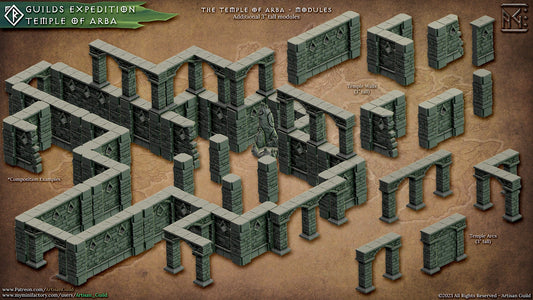 Modular Arcs and Walls, Terrain Kit - Artisan Guild