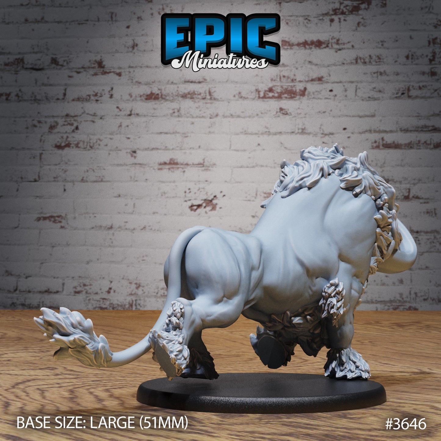 Devilhorn Bull (2 Variants Available) - Epic Miniatures