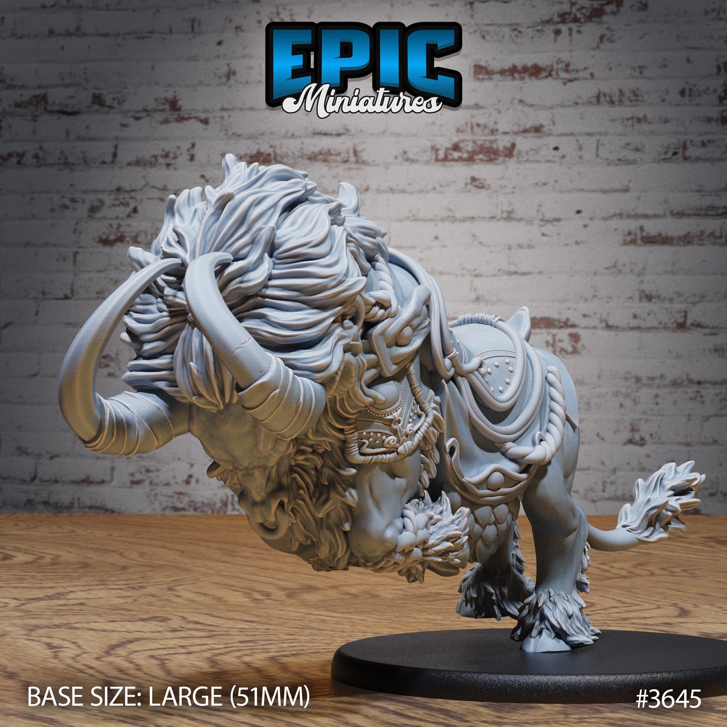 Devilhorn Bull (2 Variants Available) - Epic Miniatures