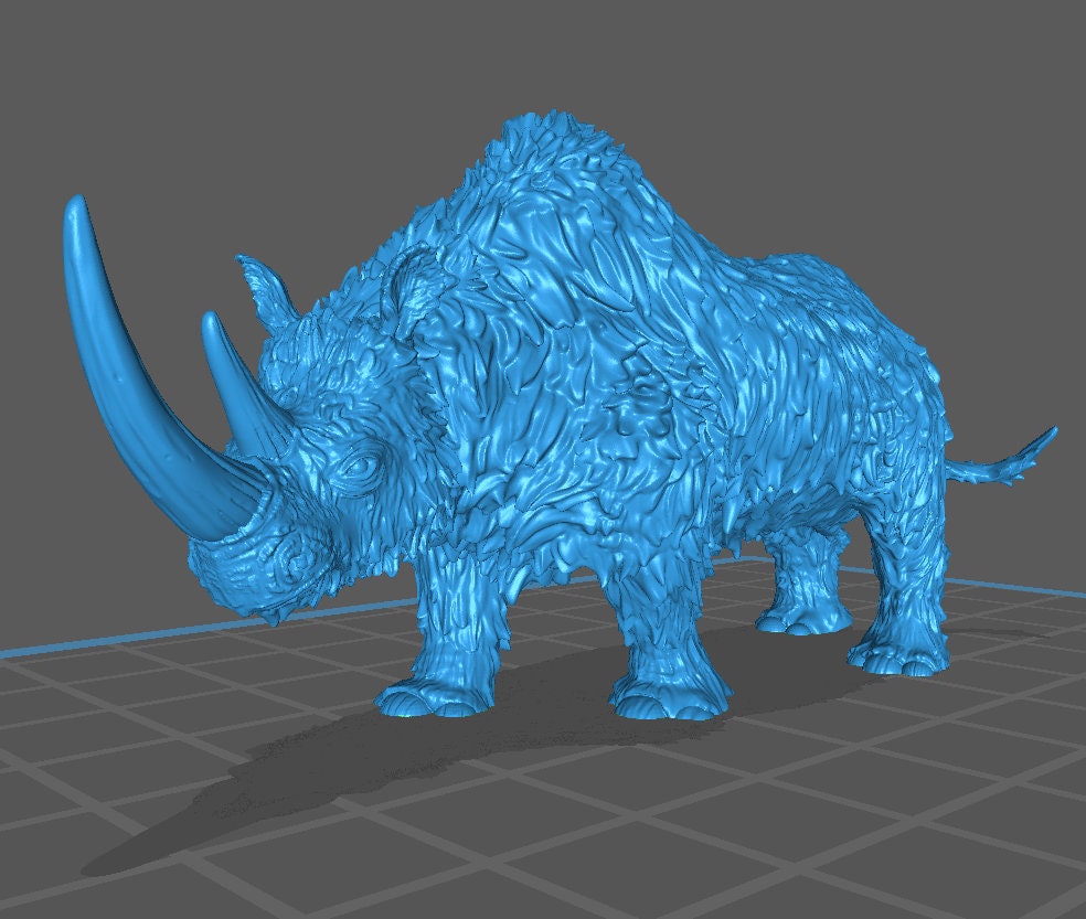 Woolly Rhino Family (3 Variants Available) - Epic Miniatures