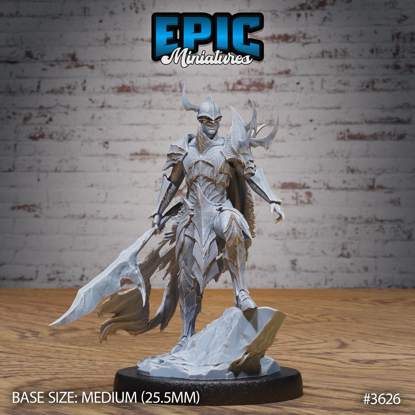 Frost Demon Knight (3 Variants Available) - Epic Miniatures