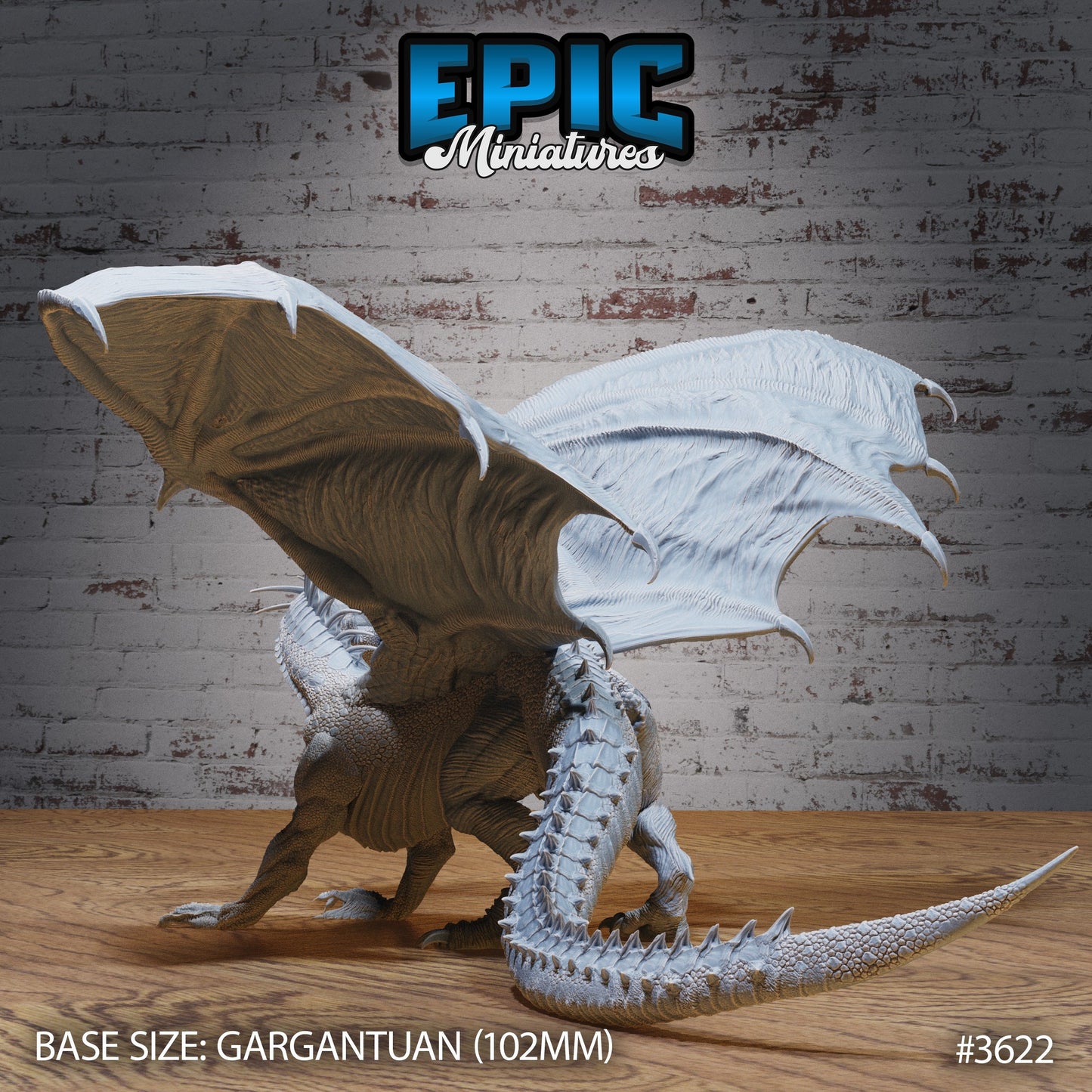 Glacier Dragon (3 Variants Available) - Epic Miniatures