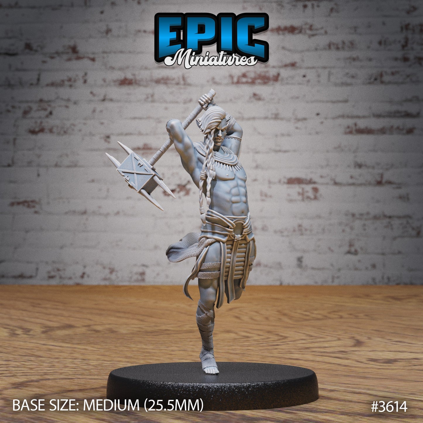 Cave Elf Barbarian (3Variants Available) - Epic Miniatures