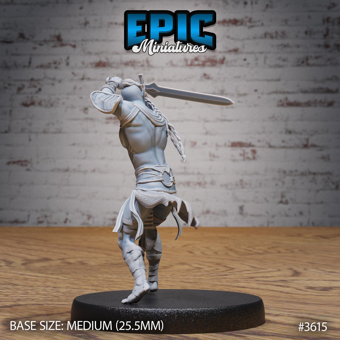 Cave Elf Barbarian (3Variants Available) - Epic Miniatures