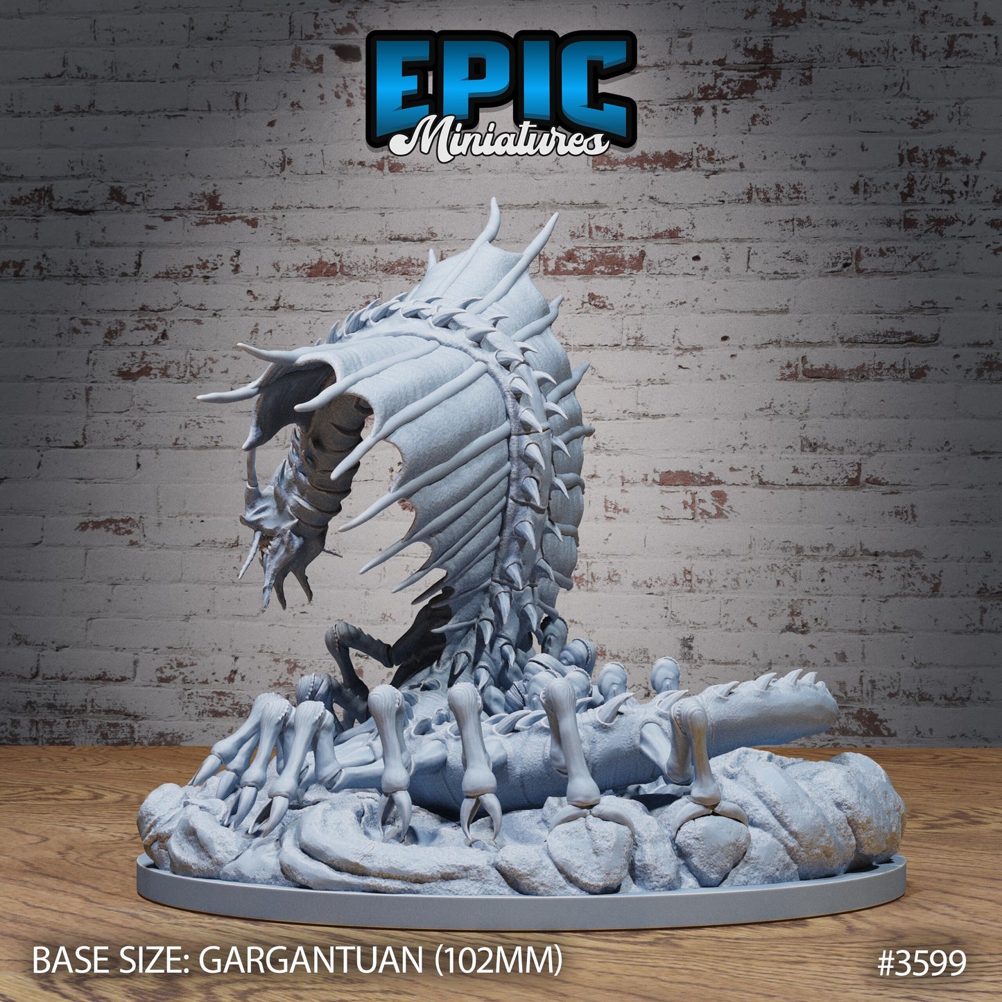 Ice Age Remorhaz - Epic Miniatures