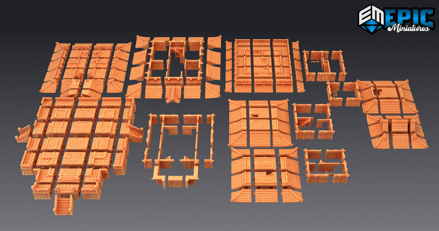 Feudal Temple Tower, Playable Terrain Piece - Epic Miniatures