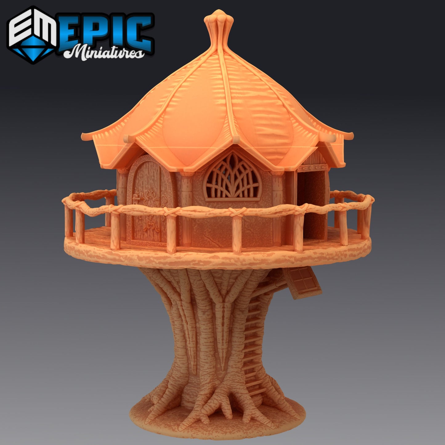 Elf Forest House, Playable Terrain Piece (3 Options Available) - Epic Miniatures