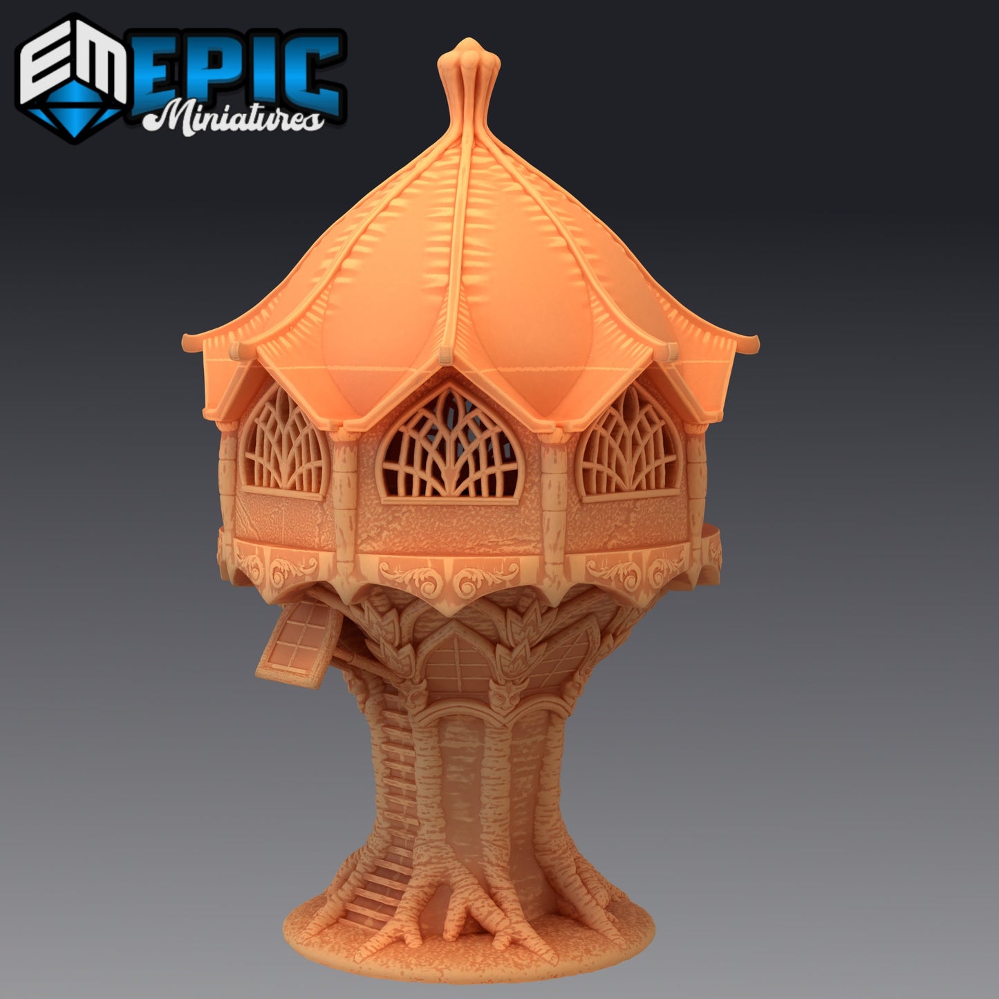 Elf Forest House, Playable Terrain Piece (3 Options Available) - Epic Miniatures