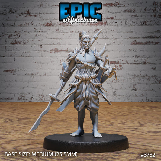 Oni Adventurer (3 Variants Available) - Epic Miniatures