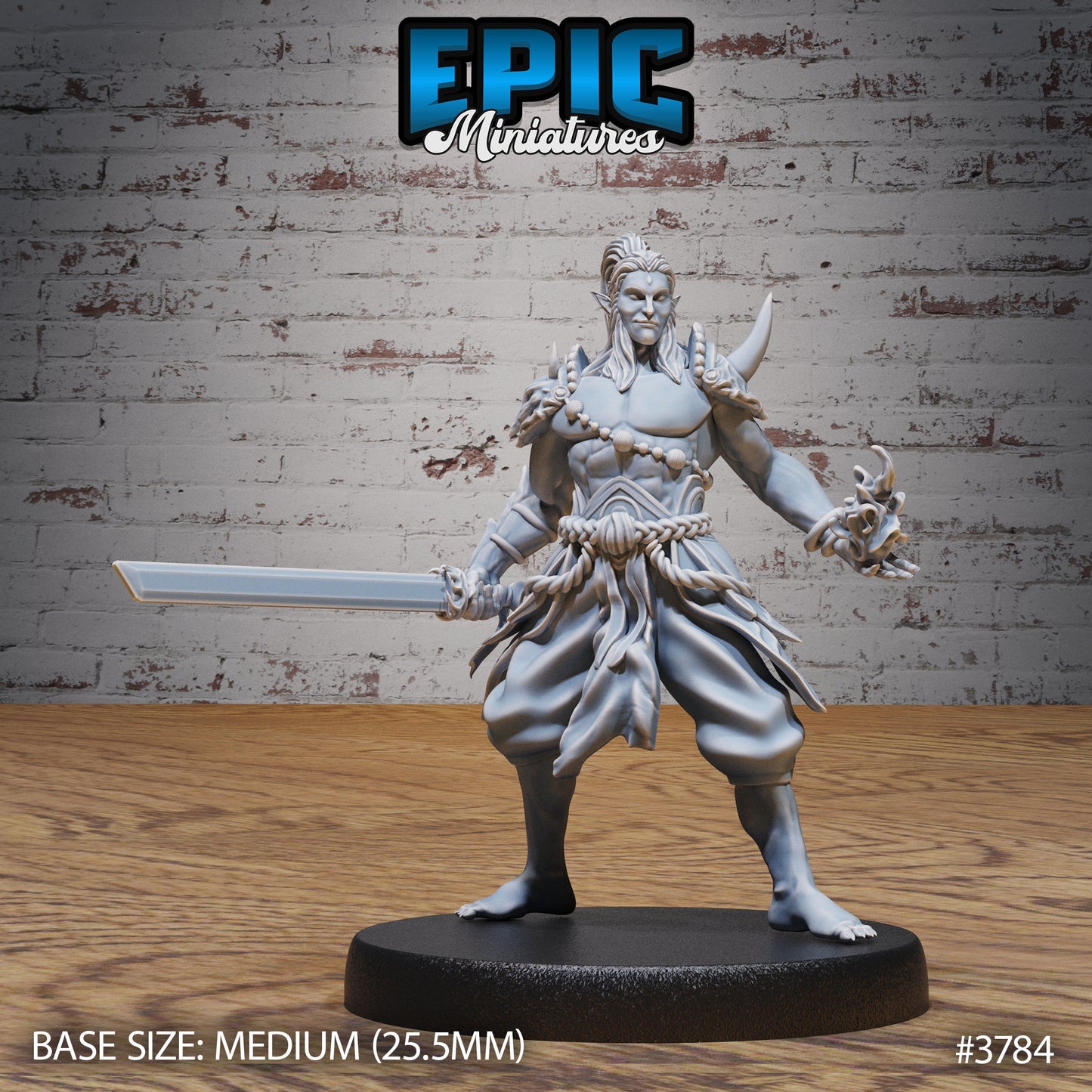 Oni Adventurer (3 Variants Available) - Epic Miniatures