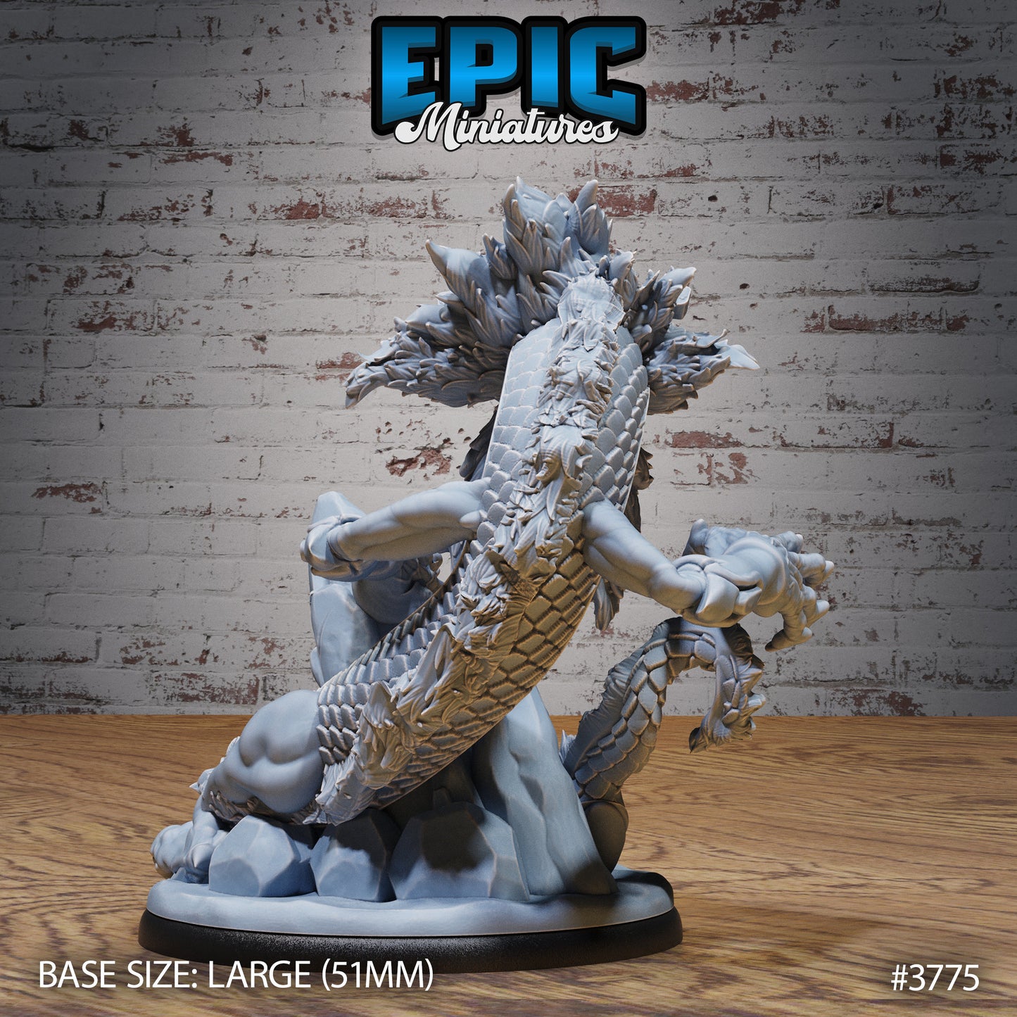 Young Lung Dragon (3 Variants Available) - Epic Miniatures