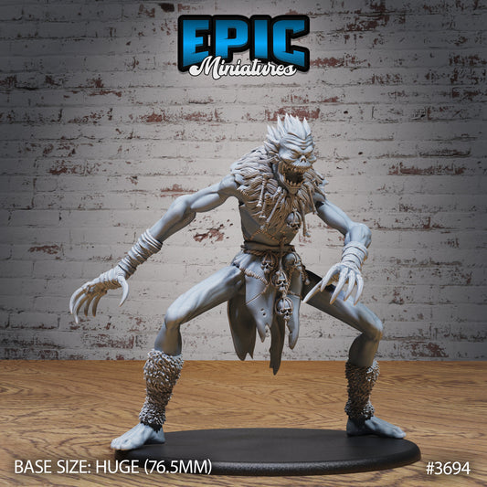 Ithaqua Wendigo (3 Variants Available) - Epic Miniatures