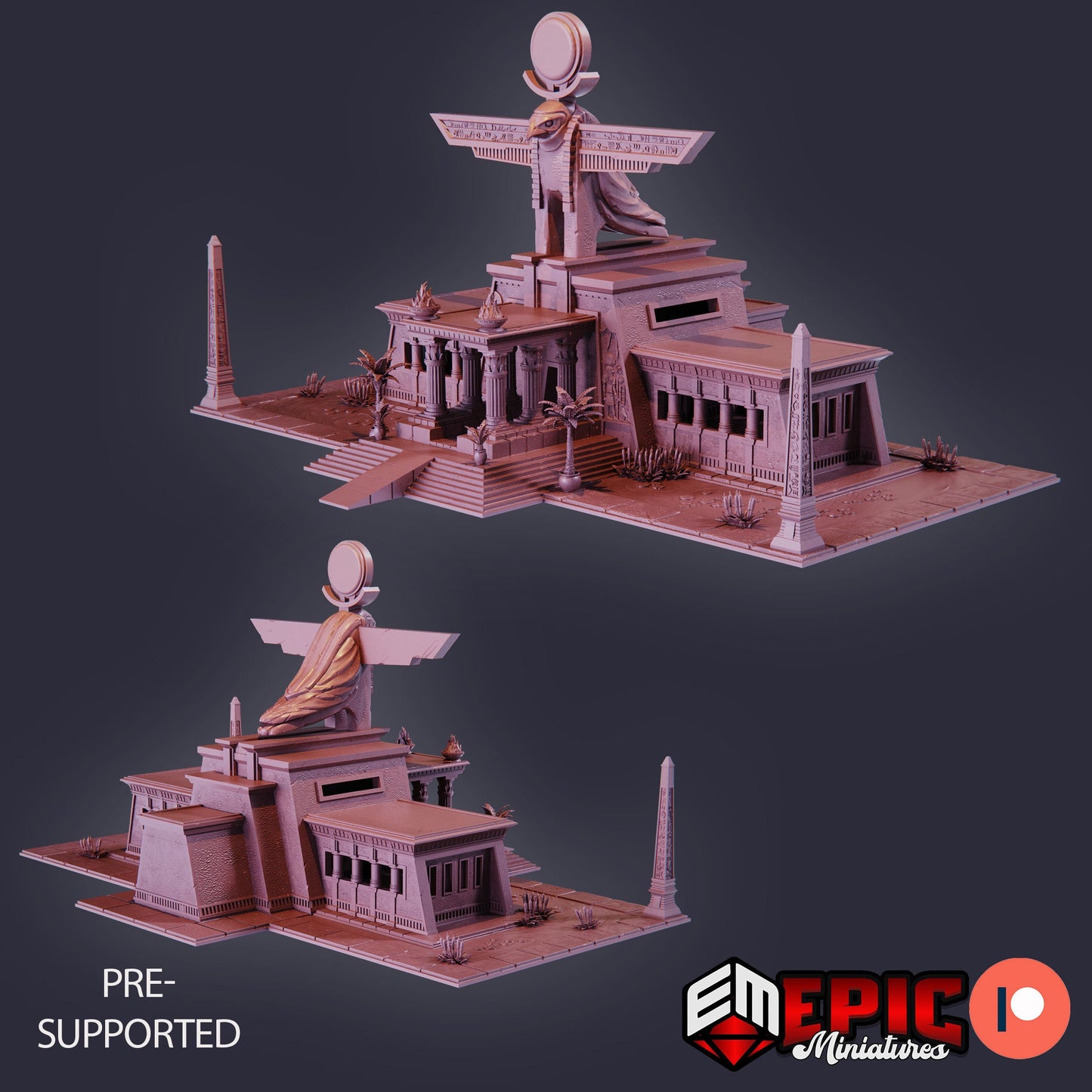 Horus Temple, Playable Terrain Piece - Epic Miniatures