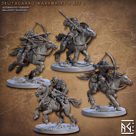 Skutagaard War Horse Riders (4 Variants Available) - Artisan Guild
